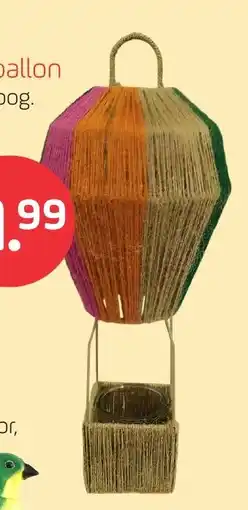 Coppelmans Luchtballon aanbieding
