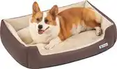Bol.com ACAZA Hondenmand – Hondenbed - Hondenmanden – 85 x 65 x 21cm – Bruin aanbieding