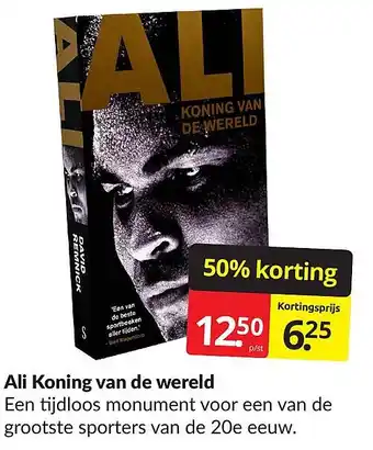 Boekenvoordeel Ali Koning van de wereld Een tijdloos monument voor een van de grootste sporters van de 20e eeuw. aanbieding