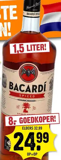 Dirck 3 Bacardí Spiced aanbieding