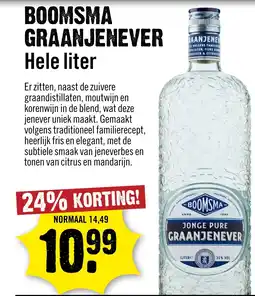 Dirck 3 Boomsma Graanjenever aanbieding