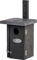 Bol.com Best for Birds Winterkoning Vogelhuisje - Grijs - 140x250x120 mm aanbieding