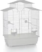 Bol.com Beeztees Iza 2 Pagode - Vogelkooi - Wit - 45x28x59,5 cm aanbieding