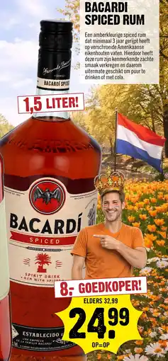 Dirck 3 Bacardi Spiced aanbieding