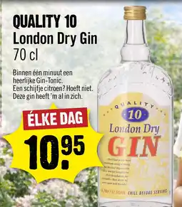 Dirck 3 Quality 10 London Dry Gin aanbieding