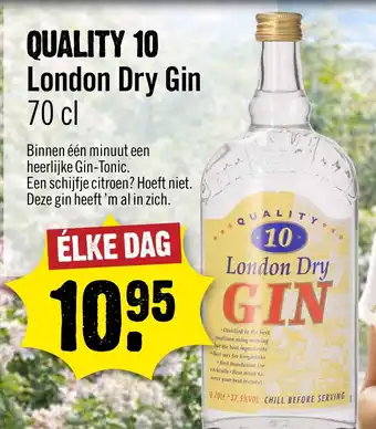 Dirck 3 Quality 10 London Dry Gin aanbieding