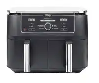 Bol.com Ninja Dubbele Airfryer XXL - 9.5 Liter - 2020 Model - Dual Zone Technologie - AF400EU aanbieding