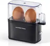 Bol.com GOURMETmaxx eierkoker compact 2.0 - zwart mat aanbieding