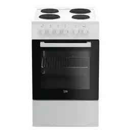 Bol.com BEKO FSS56000GW elektrisch fornuis 50 cm aanbieding