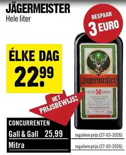 Dirck 3 Jägermeister aanbieding