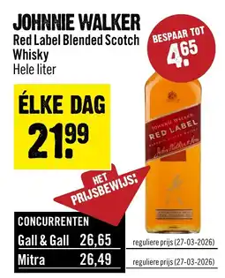 Dirck 3 Johnnie Walker aanbieding