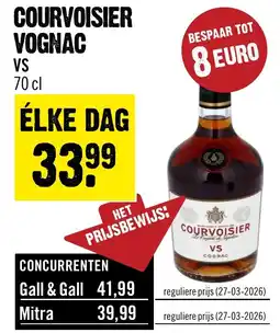Dirck 3 Courvoisier Vognac VS aanbieding