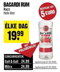 Dirck 3 Bacardi Rum Razz aanbieding