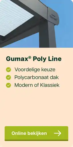 Tuinmaximaal Gumax® Poly Line aanbieding