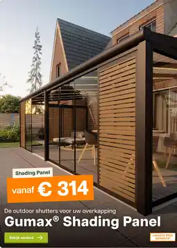 Tuinmaximaal Gumax® Shading Panel aanbieding