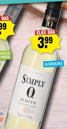 Dirck 3 Simply 0. White AlcoholFree aanbieding