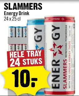 Dirck 3 Slammers Energy Drink aanbieding
