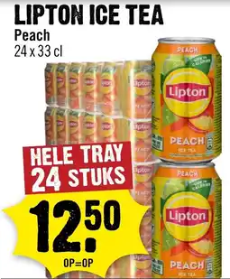Dirck 3 Lipton Ice Tea Peach aanbieding