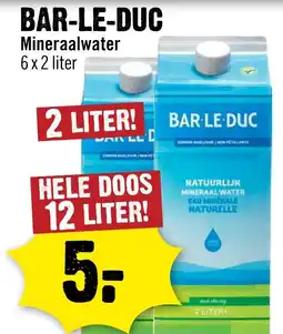 Dirck 3 Bar-Le-Duc Mineraalwater aanbieding