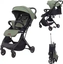 Bol.com Novi Baby Travel Go Buggy - Groen - afneembare wielen aanbieding
