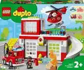 Bol.com LEGO DUPLO Brandweerkazerne & Helikopter - 10970 aanbieding