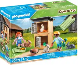 Bol.com PLAYMOBIL Gift set Konijnenvoeding - 70675 aanbieding