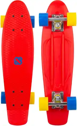 Bol.com Nijdam FlipGrip Skateboard - Sunset Cruiser - Rood aanbieding