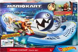 Bol.com Hot Wheels Mario Kart Nemesis Track Set Chain Chomp aanbieding