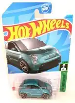 Bol.com HOT WHEELS FIAT PANDA 500e 144/250 1:64 BLAUW HW GREEN SPEED 8/10 aanbieding