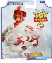 Bol.com Hot Wheels Toy Story Auto Duke Caboom 6,5 Cm Wit/rood aanbieding
