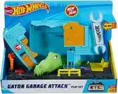 Bol.com Hot Wheels City - Krokodilaanval in de werkplaats speelset aanbieding