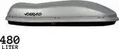 Bol.com Farad Marlin N6 - Dakkoffer - 480 liter inhoud - Grijs aanbieding