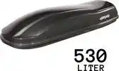 Bol.com Farad Marlin N11 - Dakkoffer - 530 liter inhoud - Hoogglans Zwart aanbieding