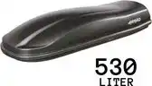 Bol.com Farad Marlin N11 - Dakkoffer - 530 liter inhoud - Mat Zwart aanbieding