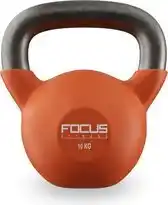 Bol.com Focus Fitness - Kettlebell - Vinyl - 10 kg - Oranje aanbieding