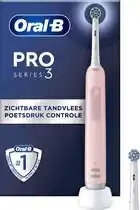 Bol.com Oral-B Pro Series 3 - Roze - Elektrische Tandenborstel aanbieding