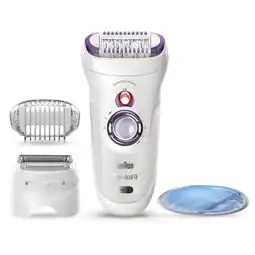 Bol.com Braun Silk-épil 9 9-710 Voor Vrouwen Voor Langdurige Ontharing, Wit/Paars aanbieding