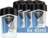 Bol.com Rexona - Anti-Transpirant Crème Stick - Men Maximum Protection - 6 x 45 ml - Voordeelverpakking aanbieding