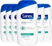 Bol.com Sanex Dermo Moisturising Hydraterende Douchegel 6x 500 ml aanbieding