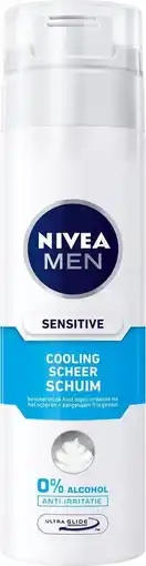 Bol.com NIVEA MEN Sensitive Cooling - 200 ml - Scheerschuim aanbieding