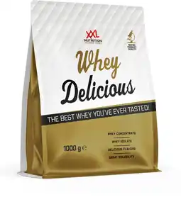 Bol.com XXL Nutrition - Whey Delicious - Aardbei - Eiwitpoeder - 1000 g aanbieding