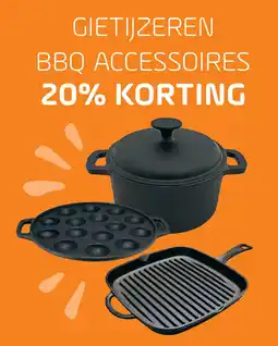 Coppelmans Gietijzeren BBQ Accessoires 20% Korting aanbieding