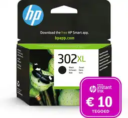 Bol.com HP 302XL - Inktcartridge - Origineel - Zwart + Instant Ink tegoed aanbieding