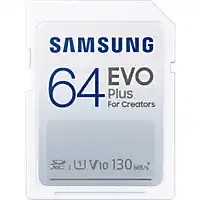 Bol.com Samsung EVO Plus - SD Kaart - 130 MB/s - 64 GB aanbieding