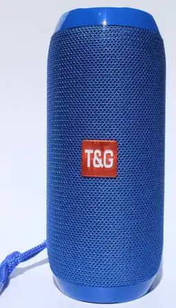 Bol.com Bluetooth speaker - Muziek box - TG117 - 10 watt - Blauw aanbieding