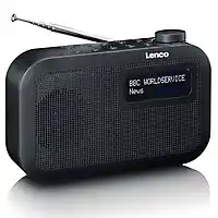 Bol.com Lenco Radio op Batterijen - Draagbare DAB FM Radio met Bluetooth - PDR-016BK - Zwart aanbieding