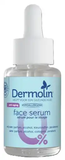 De Online Drogist Dermolin Anti-Aging Hypoallergenic Face Serum 300ML aanbieding