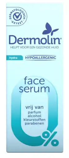 De Online Drogist Dermolin Hydra Hypoallergenic Face Serum 350ML aanbieding