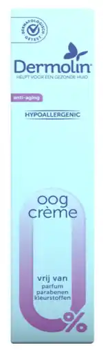 De Online Drogist Dermolin Anti-Aging Hypoallergenic Oogcrème 90ML aanbieding