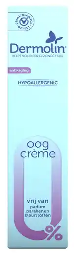 De Online Drogist Dermolin Anti-Aging Hypoallergenic Oogcrème 90ML aanbieding